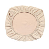 Maxbell 4PCS Jacquard Polyester Stretch Wedding Dining Chair Seat Cover Beige_L