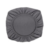 Maxbell 4PCS Jacquard Polyester Stretch Wedding Dining Chair Seat Cover Grey_L