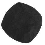 Velvet Stretch Chair Seat Cover Protector Office Chair Slipcover Black