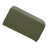 Maxbell 2pcs Ottoman Pouf Cover Foot Rest Stool Sofa Slipcover Protector Sand/Green