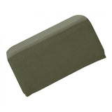 Maxbell 2pcs Ottoman Pouf Cover Foot Rest Stool Sofa Slipcover Protector Sand/Green