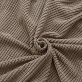 Maxbell 2 Set Stretch Wing Chair Cover Wingback Sofa Slipcover Sand Deep Grey