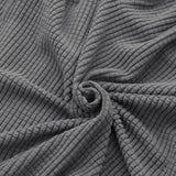 Maxbell 2 Set Stretch Wing Back Arm Chair Cover Wingback Sofa Slipcover Sand Grey