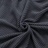 Maxbell 2 Set Stretch Wing Chair Cover Wingback Sofa Slipcover Sand Deep Grey