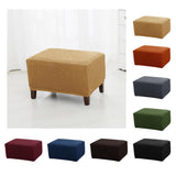 Maxbell Jacquard Storage Ottoman Cover Footstool Slipcover Protector Camel
