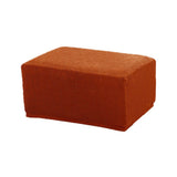 Maxbell Jacquard Storage Ottoman Cover Footstool Slipcover Protector Orange
