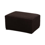 Maxbell 2Color Jacquard Storage Ottoman Cover Footstool Slipcover Protector