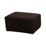 Maxbell 2Color Jacquard Storage Ottoman Cover Footstool Slipcover Protector