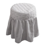 Maxbell Beauty Massage Bedding Kit Table Skirt Pillow Case Stool Cover Light Grey