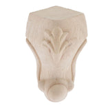 Maxbell 4pcs Solid Wood  Sofa Leg Unfinished Furniture Feet or Couch Chair Cabinet C