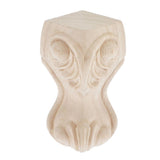 Maxbell 4pcs Solid Wood  Sofa Leg Unfinished Furniture Feet or Couch Chair Cabinet D