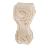 Maxbell 4pcs Solid Wood  Sofa Leg Unfinished Furniture Feet or Couch Chair Cabinet D