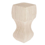 Maxbell 4pcs Solid Wood  Sofa Leg Unfinished Furniture Feet or Couch Chair Cabinet D