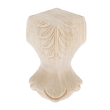 Maxbell 4pcs Solid Wood  Sofa Leg Unfinished Furniture Feet or Couch Chair Cabinet F