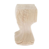 Maxbell 4pcs Solid Wood  Sofa Leg Unfinished Furniture Feet or Couch Chair Cabinet F