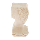 Maxbell 4pcs Solid Wood  Sofa Leg Unfinished Furniture Feet or Couch Chair Cabinet F