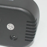 Maxbell LED Large Screen Bedside Alarm Clock Digital Clock Black Frame White Light