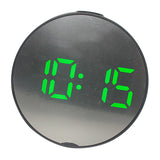 Maxbell LED Large Screen Bedside Alarm Clock Digital Clock Black Frame Green Light