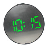 Maxbell LED Large Screen Bedside Alarm Clock Digital Clock Black Frame Green Light
