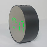 Maxbell LED Large Screen Bedside Alarm Clock Digital Clock Black Frame Green Light