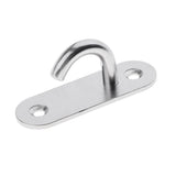 Maxbell 10pcs M5 Wall Hook Hanger Stainless Steel Pad Eye Plate for Yoga Swing Boat