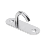 Maxbell 10pcs M5 Wall Hook Hanger Stainless Steel Pad Eye Plate for Yoga Swing Boat