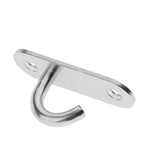 Maxbell 10pcs M5 Wall Hook Hanger Stainless Steel Pad Eye Plate for Yoga Swing Boat