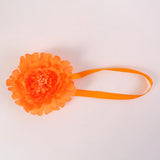 Maxbell 2xPlastic Flower Curtain Tiebacks Holdback Magnetic Buckle Hook Orange