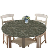 Maxbell 2x Round 3D Disruptive Waterproof Table Cover Tablecloth 47" + 55" Dia