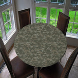 Maxbell 2x Round 3D Disruptive Waterproof Table Cover Tablecloth 47" + 55" Dia