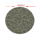 Maxbell 2x Round 3D Disruptive Waterproof Table Cover Tablecloth 47" + 55" Dia