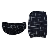 Maxbell Split Design Office Computer Chair Cover Protector Desk Chair Slipcover C