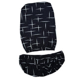 Maxbell Split Design Office Computer Chair Cover Protector Desk Chair Slipcover C