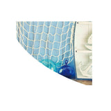 Maxbell 2pcs Waterproof Fitted Table Cover Cloth for 140cm Round Dinning Tables