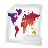 Maxbell Sherpa Fleece Throw Blanket Plush Sofa Blanket for Kids Adults Red