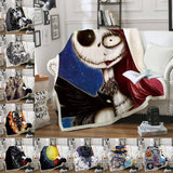 Maxbell Premium Throw 50"x60" Dual Sided 3D Digital Printing for Sofa Bed Office