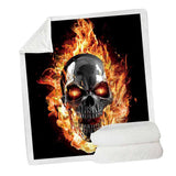 Maxbell Premium Throw 50"x60" Dual Sided 3D Digital Printing for Sofa Bed Office