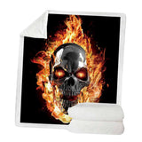 Maxbell Premium Throw 50"x60" Dual Sided 3D Digital Printing for Sofa Bed Office