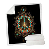 Maxbell Soft Warm Fleece Throw Blanket for Couch Sofa 50 x 60'' Beautiful Decoration