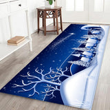 Maxbell Christmas Theme Floor Mat Carpet Area Runner for Bedroom Living Room A