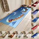 Maxbell Christmas Theme Floor Mat Carpet Area Runner for Bedroom Living Room A