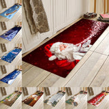 Maxbell Christmas Theme Floor Mat Carpet Area Runner for Bedroom Living Room A