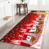 Maxbell Christmas Theme Floor Mat Carpet Area Runner for Bedroom Living Room B