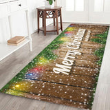 Maxbell Christmas Theme Floor Mat Carpet Area Runner for Bedroom Living Room G