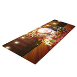 Maxbell Living Room Floor Mat Carpet Bedroom Area Rug Runner for Christmas Decor H