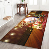 Maxbell Living Room Floor Mat Carpet Bedroom Area Rug Runner for Christmas Decor H