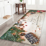 Maxbell Christmas Theme Floor Mat Carpet Area Runner for Bedroom Living Room J