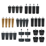 Maxbell 8x Bed Riser Table Lifts Furniture Square Feet Plinth Floor Protector 125mm