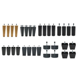 Maxbell 8x Bed Riser Table Lifts Furniture Square Feet Plinth Floor Protector 125mm