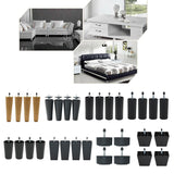 Maxbell 8x Bed Riser Table Lifts Furniture Square Feet Plinth Floor Protector 125mm